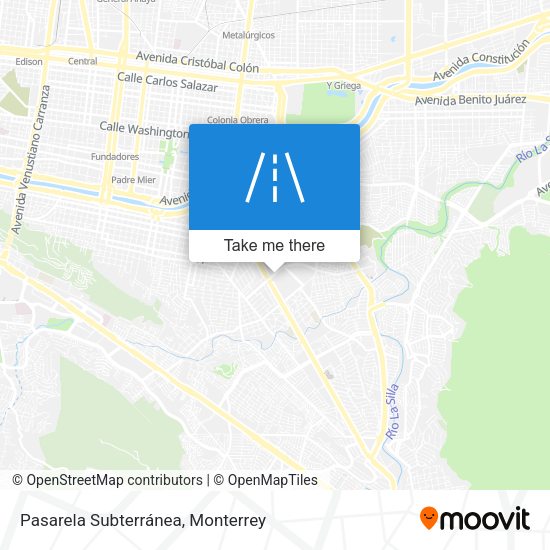 Mapa de Pasarela Subterránea