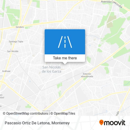 Mapa de Pascasio Ortiz De Letona