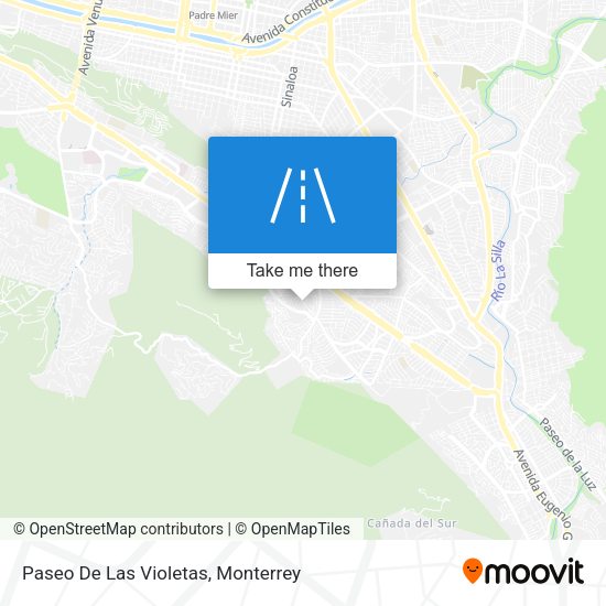 Paseo De Las Violetas map