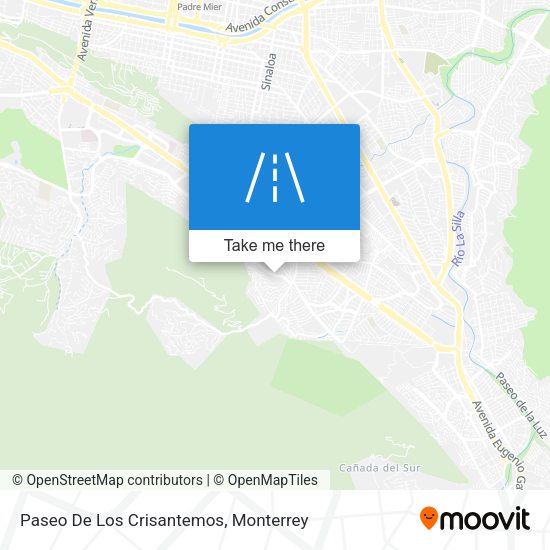 Paseo De Los Crisantemos map