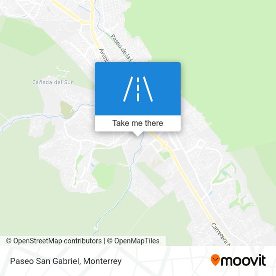 Mapa de Paseo San Gabriel