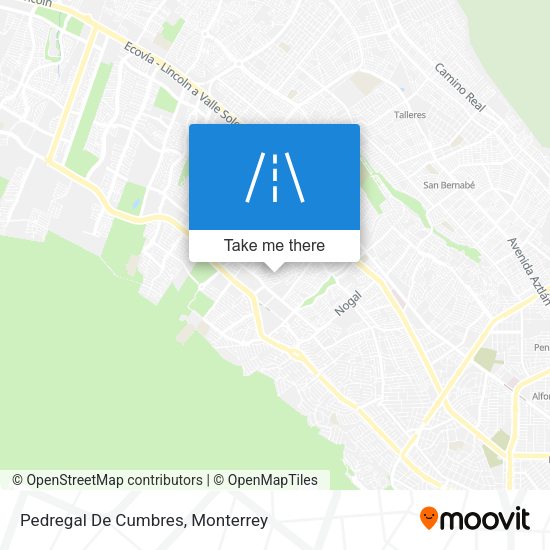 Pedregal De Cumbres map