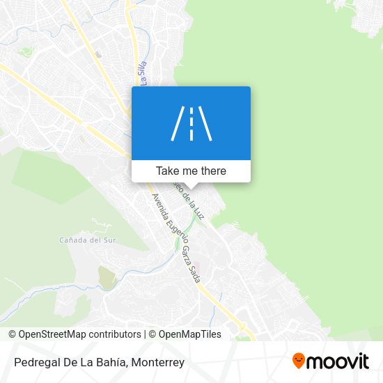Pedregal De La Bahía map