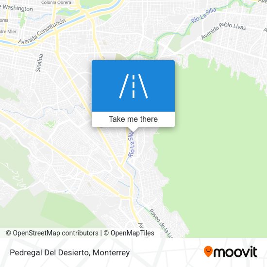 Pedregal Del Desierto map
