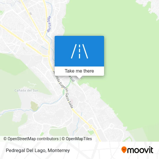 Mapa de Pedregal Del Lago