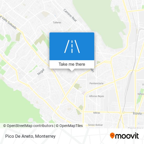 Pico De Aneto map