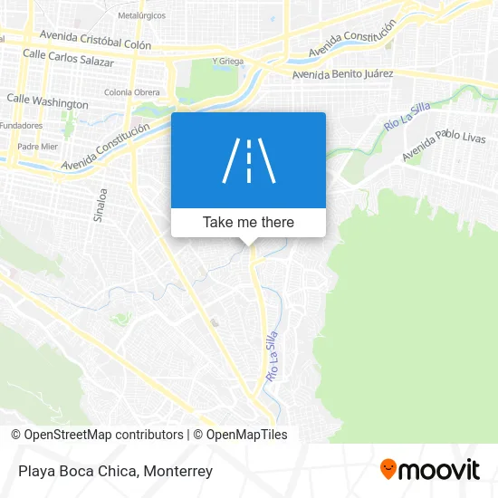 Playa Boca Chica map