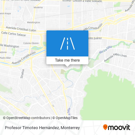 Profesor Timoteo Hernández map