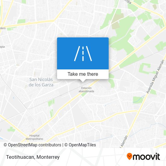 Mapa de Teotihuacan