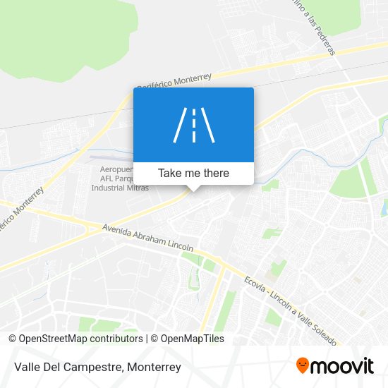 Mapa de Valle Del Campestre