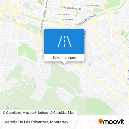 Vereda De Las Privanzas map