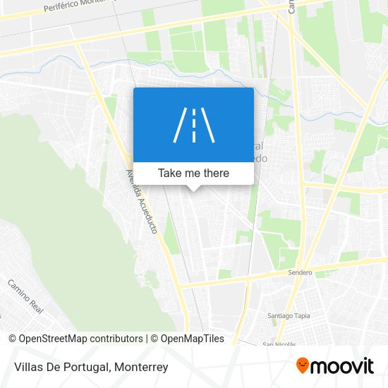 Mapa de Villas De Portugal