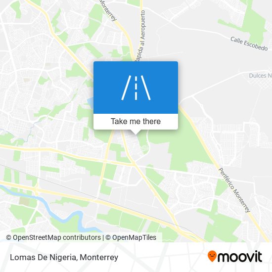 Mapa de Lomas De Nigeria