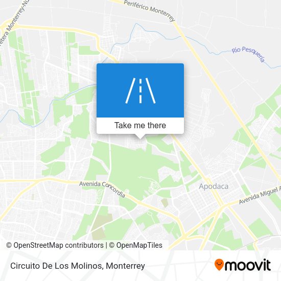 Circuito De Los Molinos map