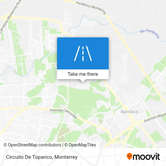 Mapa de Circuito De Topanco