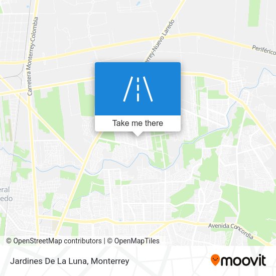 Mapa de Jardines De La Luna