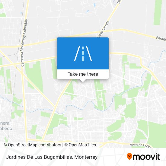 Jardines De Las Bugambilias map