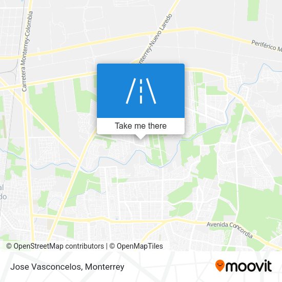 Mapa de Jose Vasconcelos