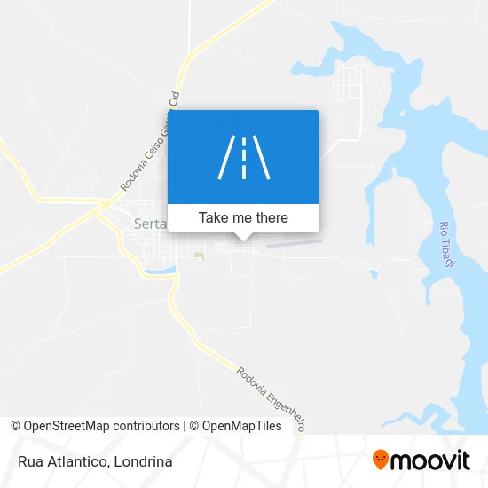Rua Atlantico map