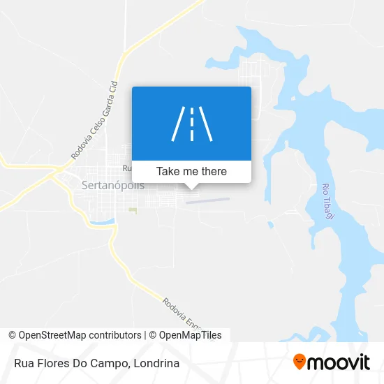 Rua Flores Do Campo map