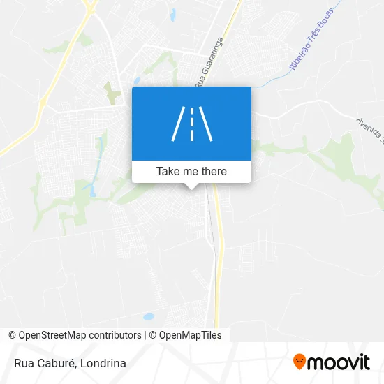 Rua Caburé map