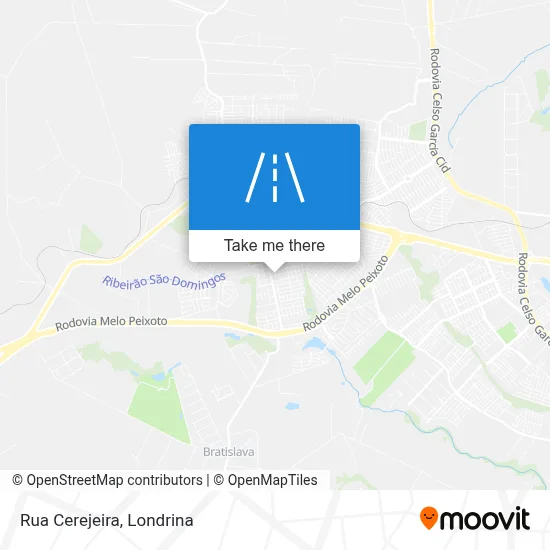Rua Cerejeira map