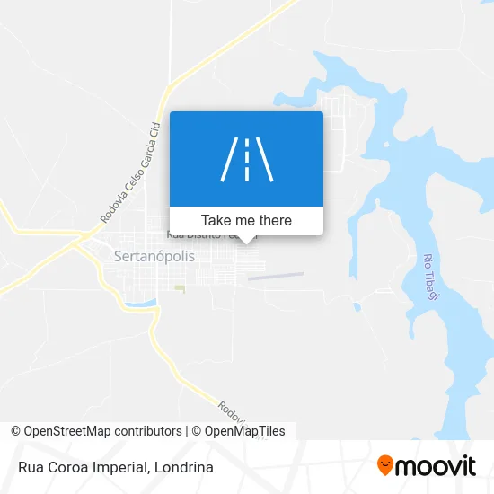 Rua Coroa Imperial map