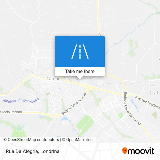 Rua Da Alegria map