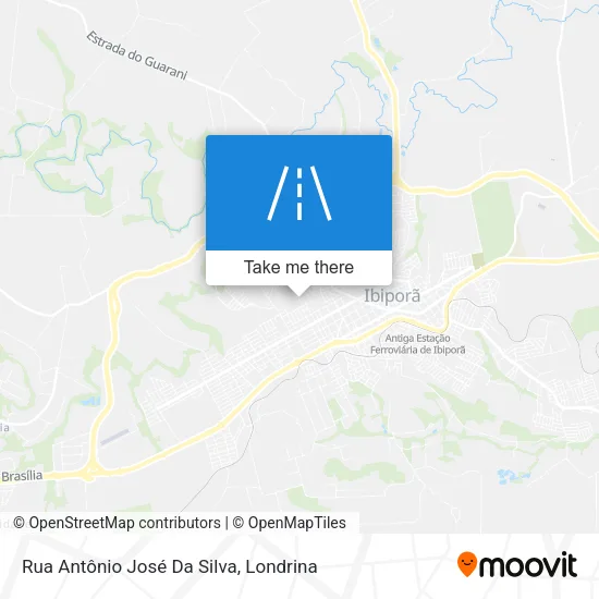 Rua Antônio José Da Silva map