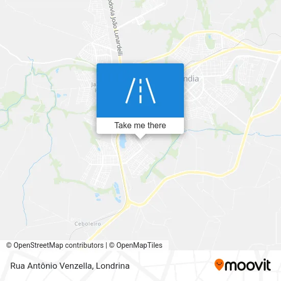 Rua Antônio Venzella map