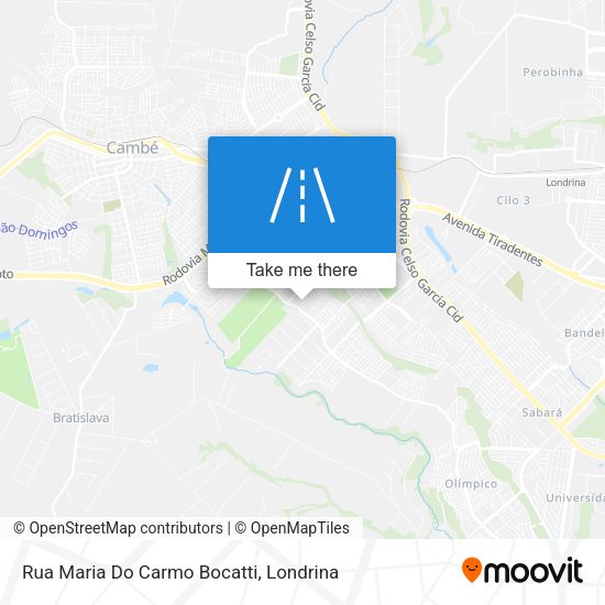 Rua Maria Do Carmo Bocatti map