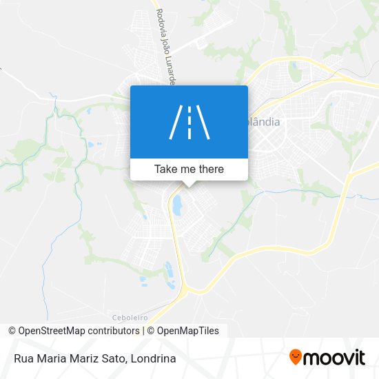 Rua Maria Mariz Sato map