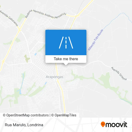 Rua Marulo map