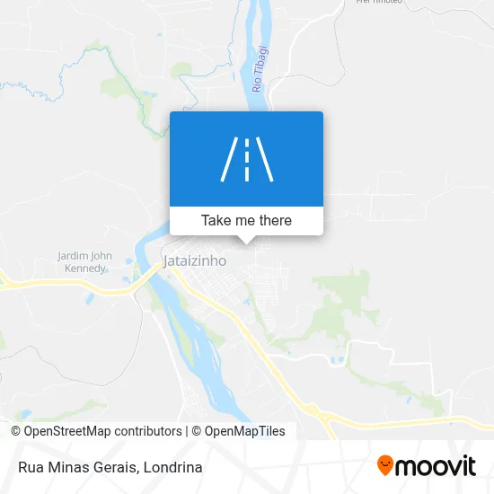 Rua Minas Gerais map