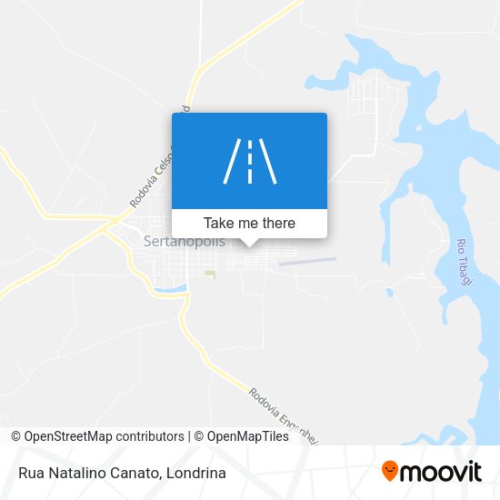 Rua Natalino Canato map