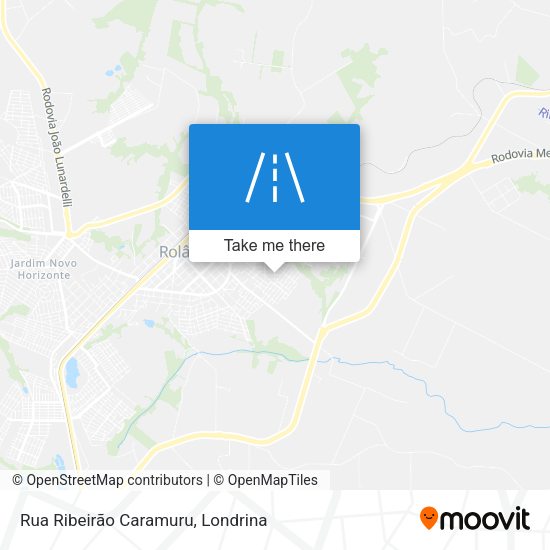 Rua Ribeirão Caramuru map