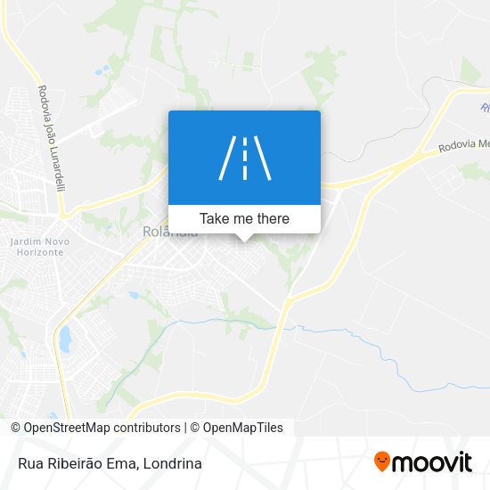 Rua Ribeirão Ema map