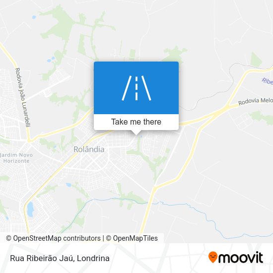 Rua Ribeirão Jaú map
