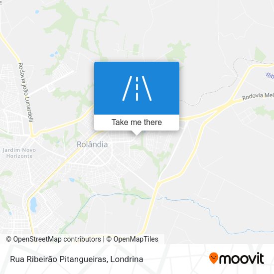 Rua Ribeirão Pitangueiras map