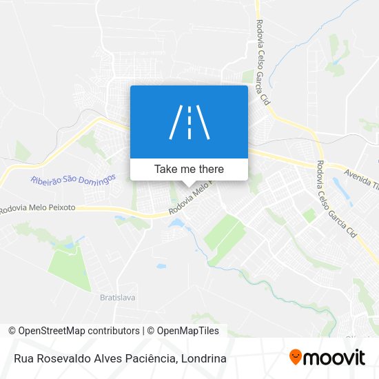 Rua Rosevaldo Alves Paciência map