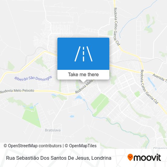 Rua Sebastião Dos Santos De Jesus map