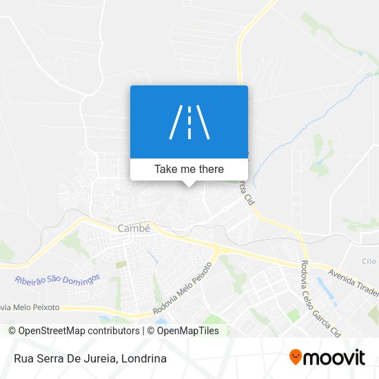 Rua Serra De Jureia map