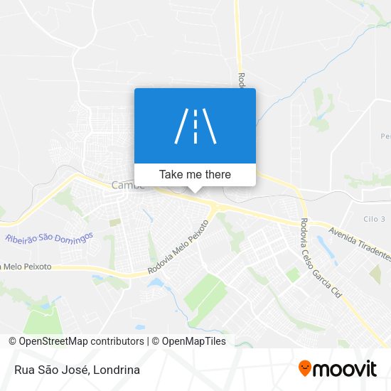 Rua São José map