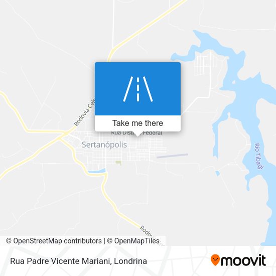 Rua Padre Vicente Mariani map