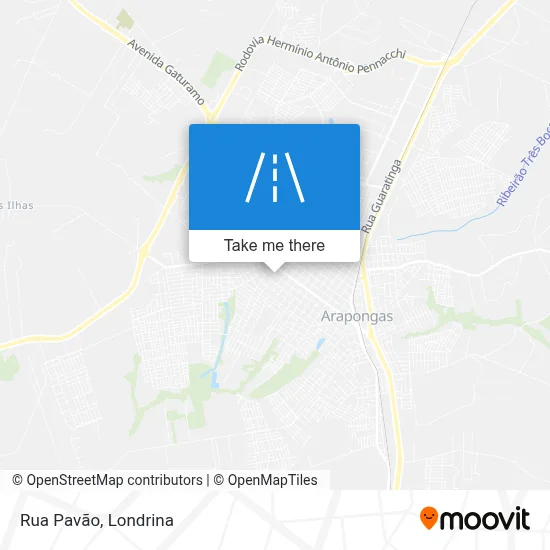 Rua Pavão map