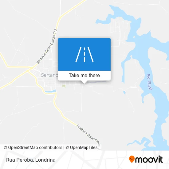 Rua Peroba map