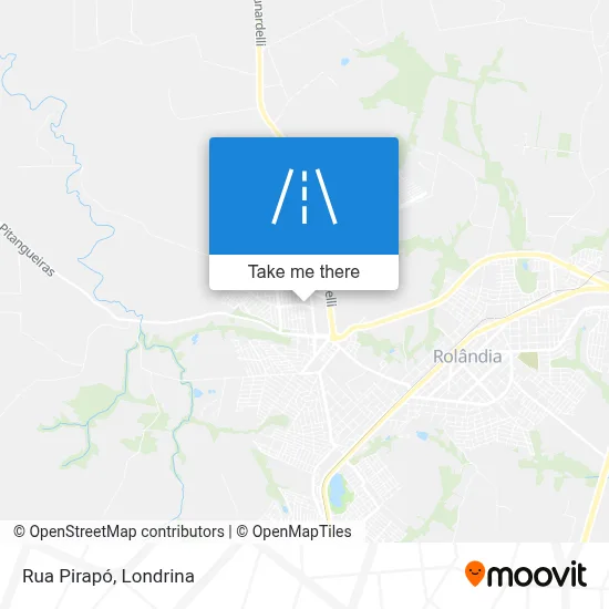 Rua Pirapó map