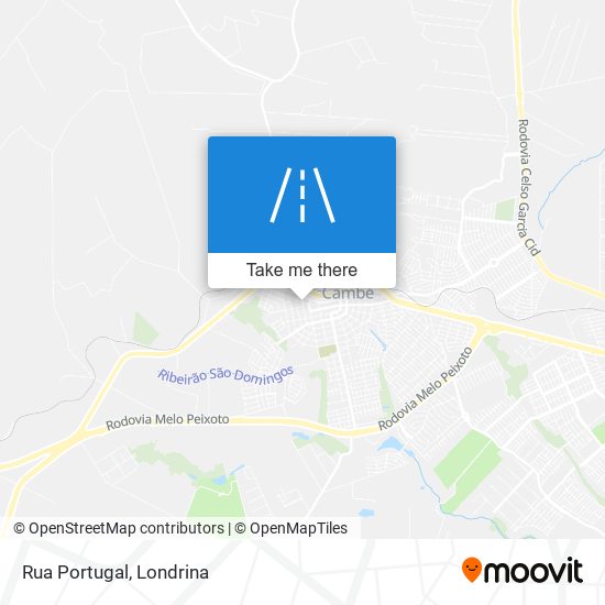 Rua Portugal map