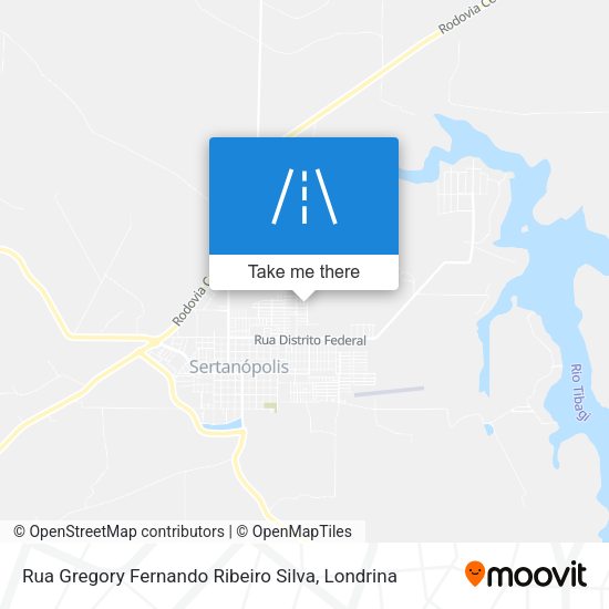 Rua Gregory Fernando Ribeiro Silva map
