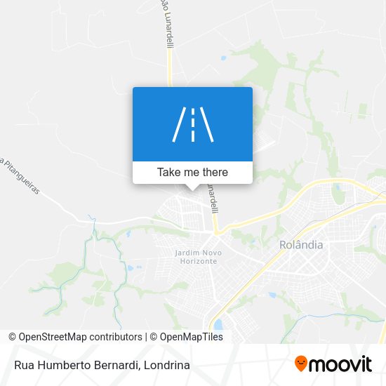 Rua Humberto Bernardi map